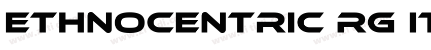 Ethnocentric Rg Ital字体转换